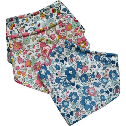 Liberty of London Baby Bandana Bib Pack of 3, Betsy Fabric - My Little Shop UK | Maisonette
