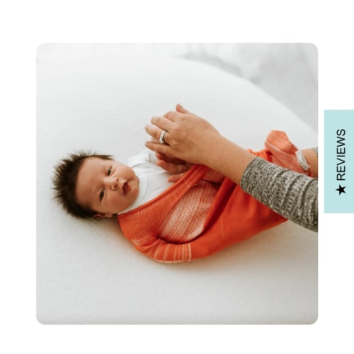 Orange Swaddle Sleep Sack - Small ( 6-12 pounds)