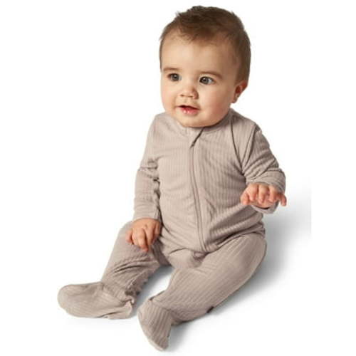 Modern Moments by Gerber Baby Neutral Super Soft Sleep N´Play With Mitten Cuff, Sizes Newborn - 12 Months