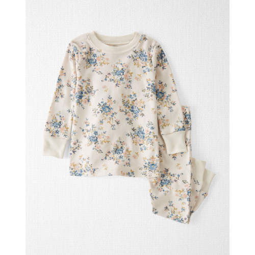 Baby Organic Cotton Pajamas Set - Style,Vintage Floral Print