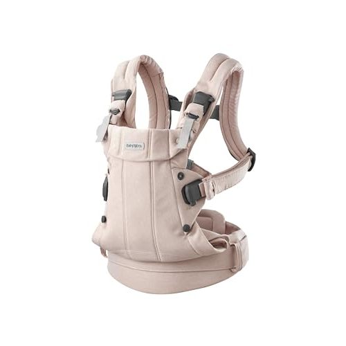BabyBjörn Baby Carrier Harmony, Woven Mélange, Light Pink