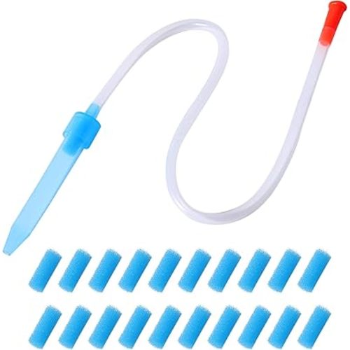 PewinGo Nasal Aspirator for Baby with 20 Hygiene Filters, Reusable Infant Nose Cleaner, Easy to Use and Clean, 0+Newborn,Infant Congestion Relief