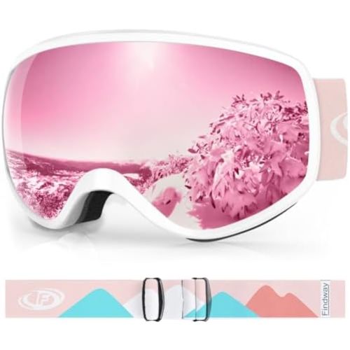 findway Kids Ski Goggles, Kids Snowboard Goggles for Boys Girls Toddler age 3-12
