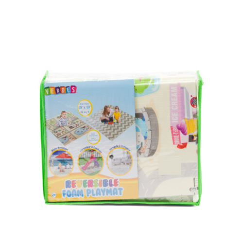 24sqft Around Town Zig Zag Reversible Folded Mat | Toys & Books | Marshalls