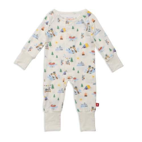 lake you a lot modal magnetic grow with me convertible coverall; size 0-3 months