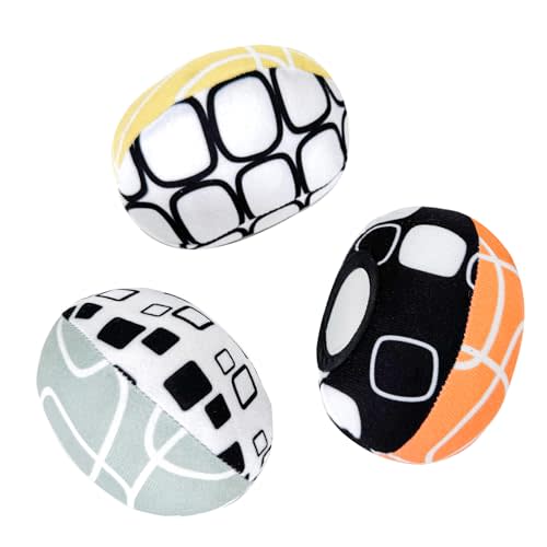 Replacement Toy Balls for Mamaroo Swing,More Choices for Interactive and Reversibletoy Balls That Complement The MamaRoo with Dark Grey Cool Mesh Fabric