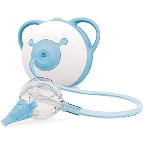 Nosiboo Pro Baby Electric Nasal Aspirator/Nose Sucker - 110V Nose Cleaner - Adjustable Nose Suction Power (Blue)