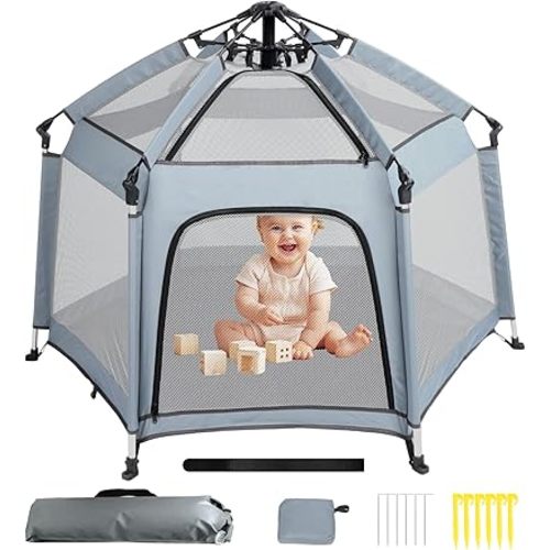 Foldable Outdoor Playpen, Portable Playpen, Play Tents & Tunnels