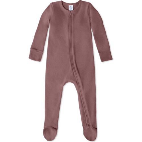 Peyton Zipper Sleeper, Aster - Colored Organics | Maisonette