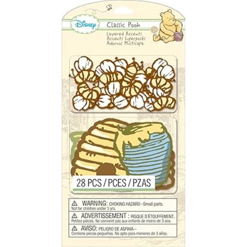 EK Success Brands Disney Layered Accents, Classic Pooh
