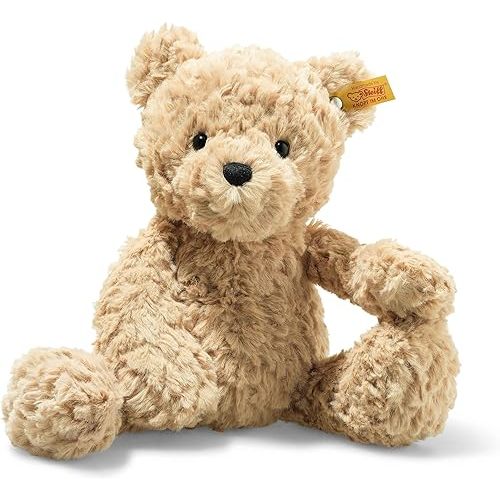 Steiff Jimmy Teddy Bear, Premium Teddy Bear Stuffed Animal, Plush Toy for Kids (Light Brown, 12")