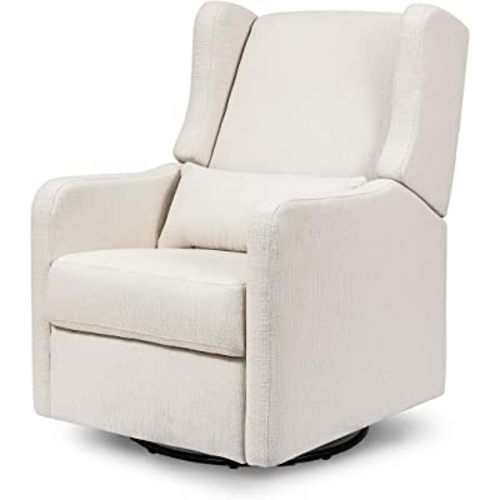 DaVinci Carter's Arlo Recliner and Swivel Glider, Water Repellent & Stain Resistant, Greenguard Gold & CertiPUR-US Certified, Performance Cream Linen