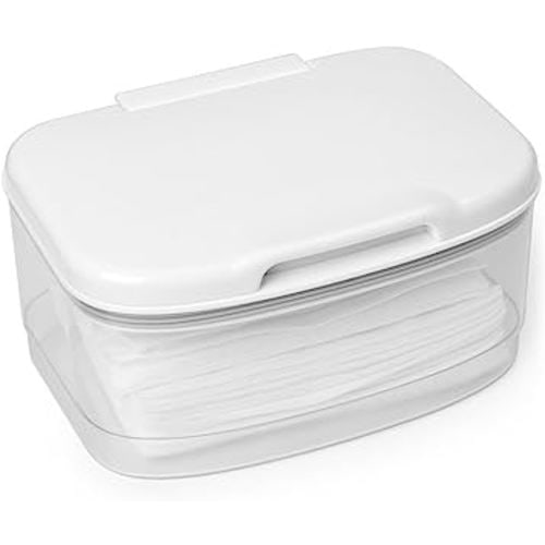 Skip Hop Wipes Dispenser, Nursery Style, Clear/White