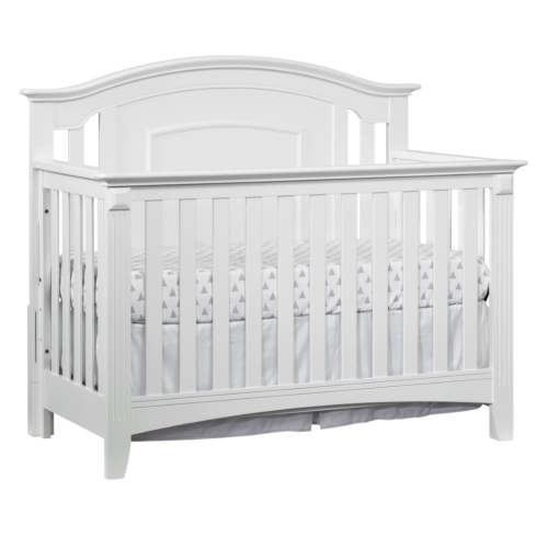 Oxford Baby Willowbrook 4-in-1 Convertible Crib in White