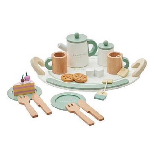 Teamson Kids 20-Piece Wooden Tea Party Playset