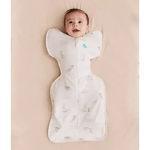 Swaddle Up™ 1.0 TOG Cotton White Cloud Bunnies