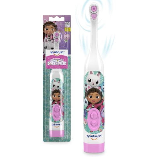 Spinbrush Gabby's Dollhouse Kids Electric Battery Toothbrush