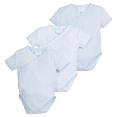 Set of 3 Onesies- Light Blue