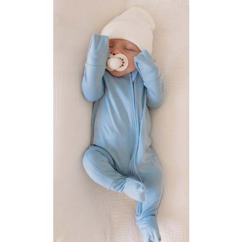 Infant Romper in Cornflower Blue