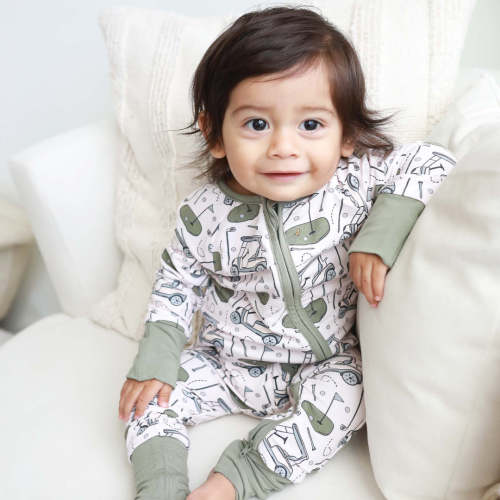 Tee Time Convertible Zip Romper