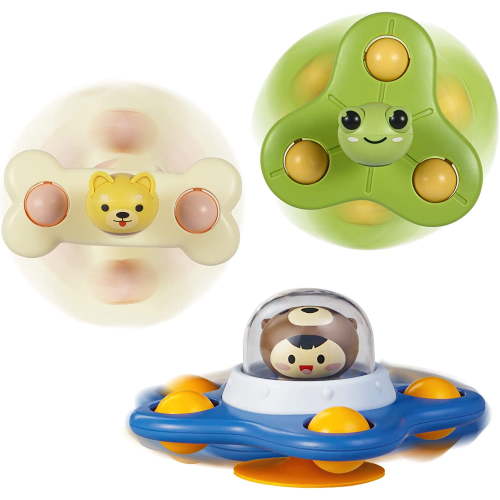 Suction Cup Toys Holder for High Chair,Toddler Bath Toys-Fidget Toys, Sensory Toys for Autism Children Kids,3 Pcs