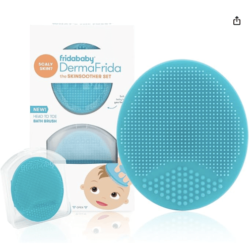 Fridababy DermaFrida The SkinSoother Silicone Baby Bath Brush | Essential for Dry Skin, Crib Cap & Eczema (Pack of 2) : Amazon.com.be: Baby Products
