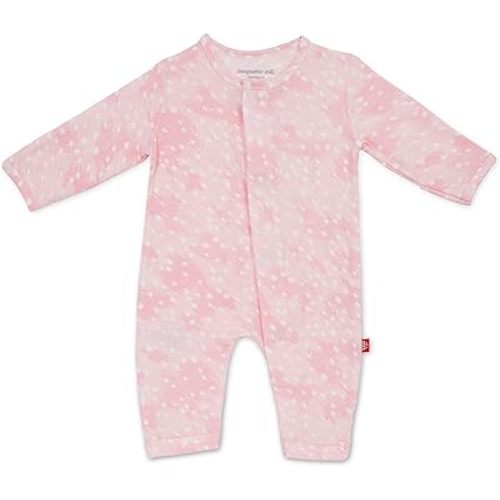 Magnetic Me Easy-Close Modal Coverall Jumpsuit Pink Doeskin 0-3 Months