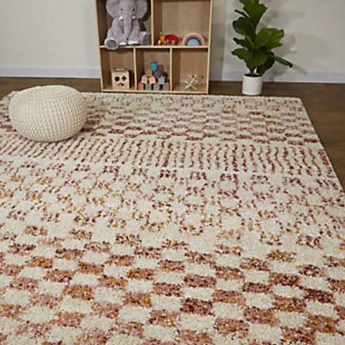 Balta Mendieta Checkered Shag 5' 3" x 7' Area Rug