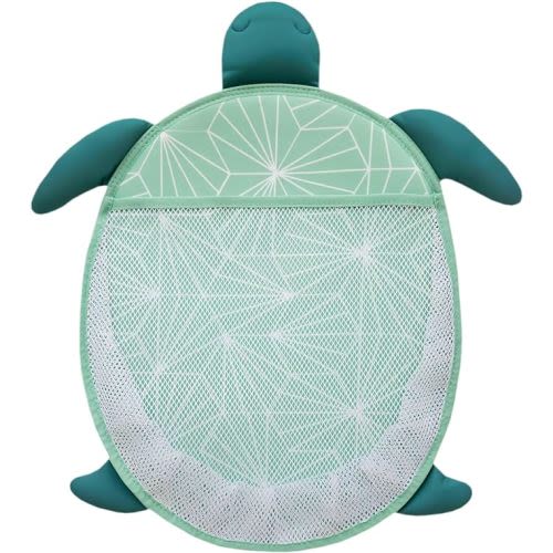 Copper Pearl Oceana Extra-Large Mesh Bath Toy Holder with Suction Cups: Quick-Dry Bath Toy Storage Net for Bathtub