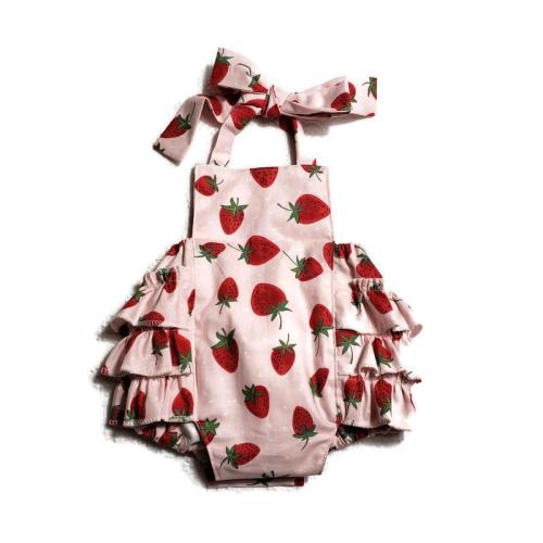 Strawberry Baby Romper