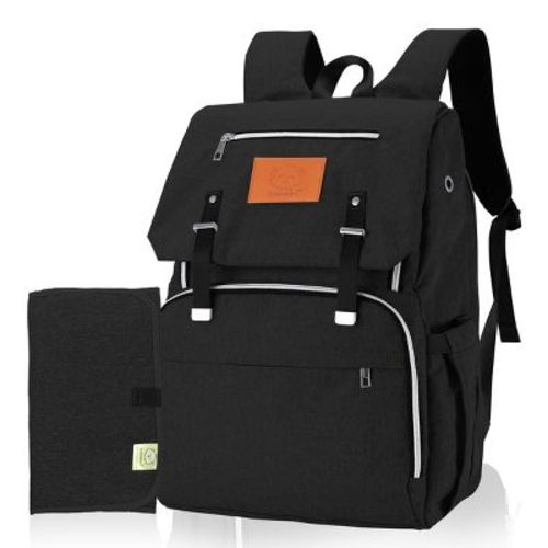Keababies Explorer Diaper Bag Backpack, Large, Waterproof Baby Diaper Bags For Girl, Boy With Changing Pad