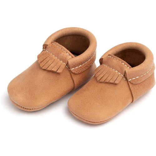 Freshly Picked Soft Sole Leather City Moccasins, Baby Girl Shoes, Multiple Sizes and Colors