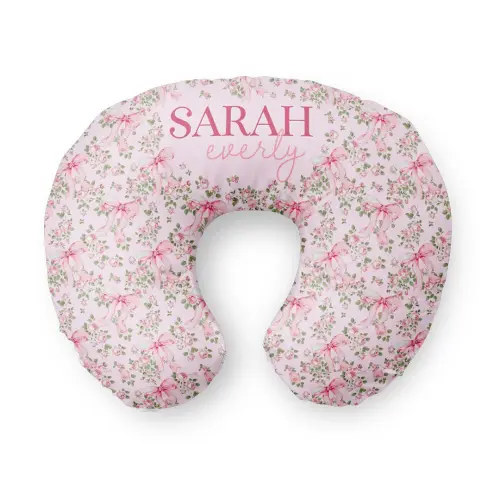 Personalized Nursing Pillow Covers | Bows in Bloom