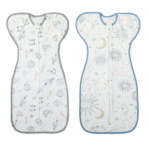 Baby Sleep Sack 3-6Months,Transition Swaddle, Arms up Swaddle Arms in/out, Infant Sleep Sack Wearable Blanket for Boy Girl