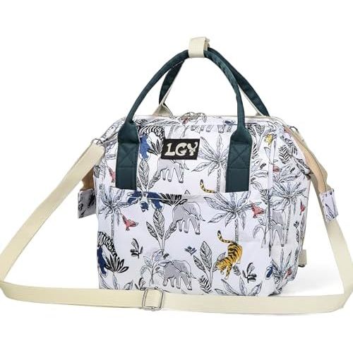 LCY Small Lightweight Baby Diaper Bag Backpack Tote Bag Messenger Bag