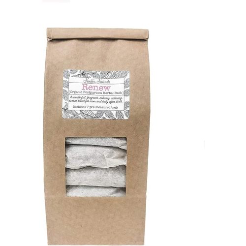 Organic Postpartum Herbal Bath - Pack of 7 sachets - For after childbirth - Sitz Bath - Promotes Healing and Relaxation after birth - V-steam