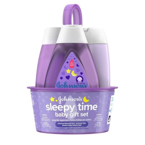 Sleepy Time Bedtime Baby Gift Set Includes Baby Bath Shampoo, Wash & Body Lotion - 3ct