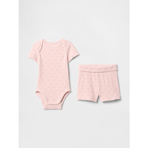 Baby Grow-With-Me TinyRib Outfit Set