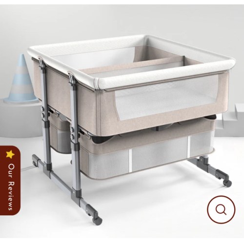 Bedside Bassinet for Twins