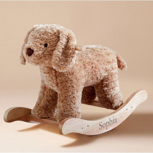 Labradoodle Plush Nursery Rocker