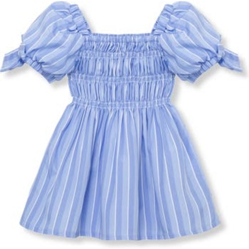 Stripe Puff Sleeve Sundress, 24M