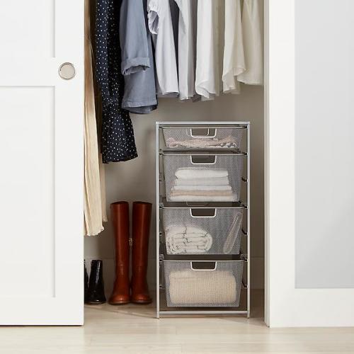 Elfa Mesh Narrow Drawer Solution