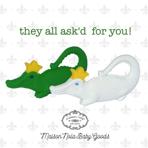 Alligator teether | Maison Nola
