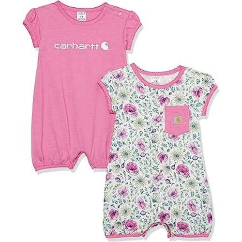 Carhartt baby-girls Short-sleeve Romper 2-piece Set