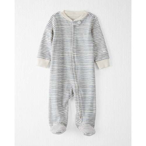 Baby Organic Cotton Sleep & Play Pajamas in Stripes - Little Planet | Carter's