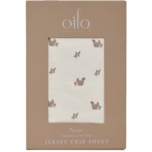 Print Organic Cotton Crib Sheet