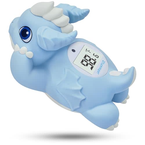 JARMAPOZ Baby Bath Thermometer - Safety Water Thermometer for Bath - Instant Read Bathtub Thermometer - Floating Newborn Bath Toy in Fahrenheit & Celsius