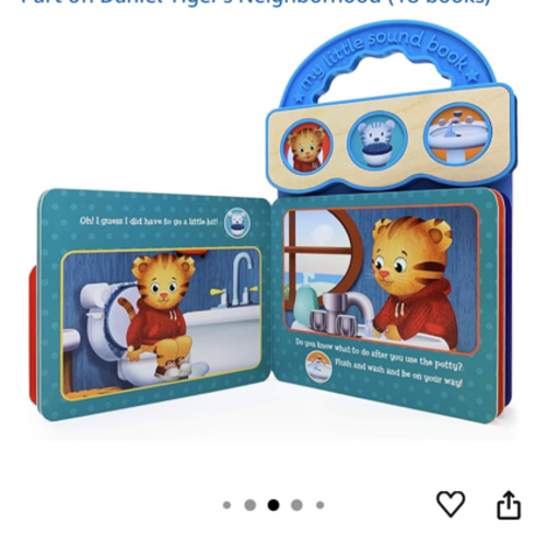 Daniel Tiger's Potty Time! Children's Toilet Training Sound Book for Daniel Tiger Fans ( ): Scarlett Wing, Cottage Door Press, Cottage Door Press: 9781680524932: Amazon.com: Books
