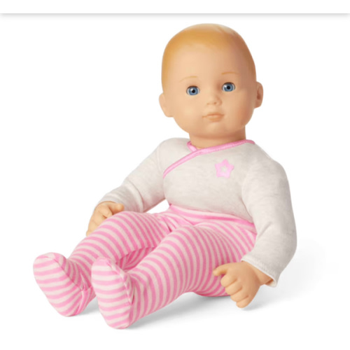 Bitty Baby® Doll #3 with blonde hair in Pretty Pink