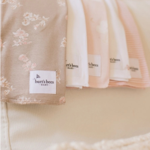 Hello Moon Organic Cotton Burp Cloths 5 Pack